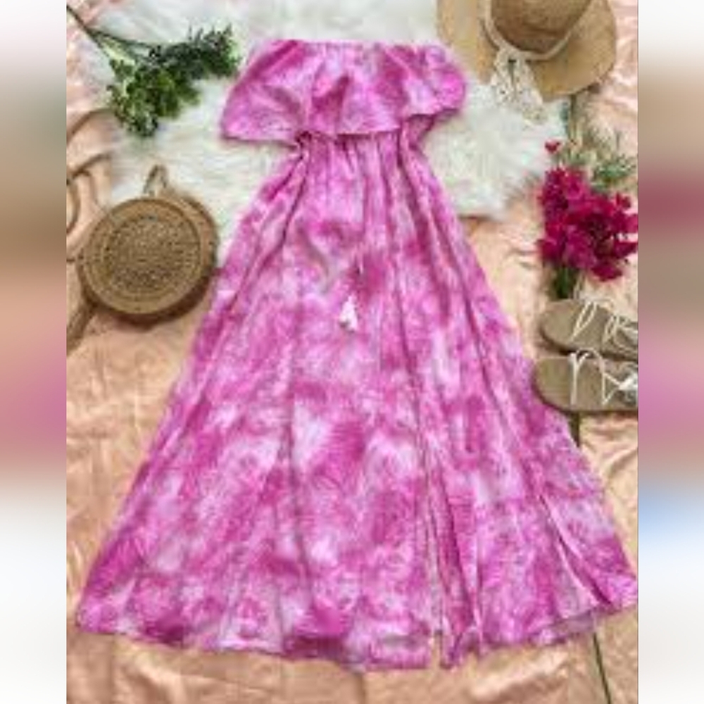 Strapless Pink Dress